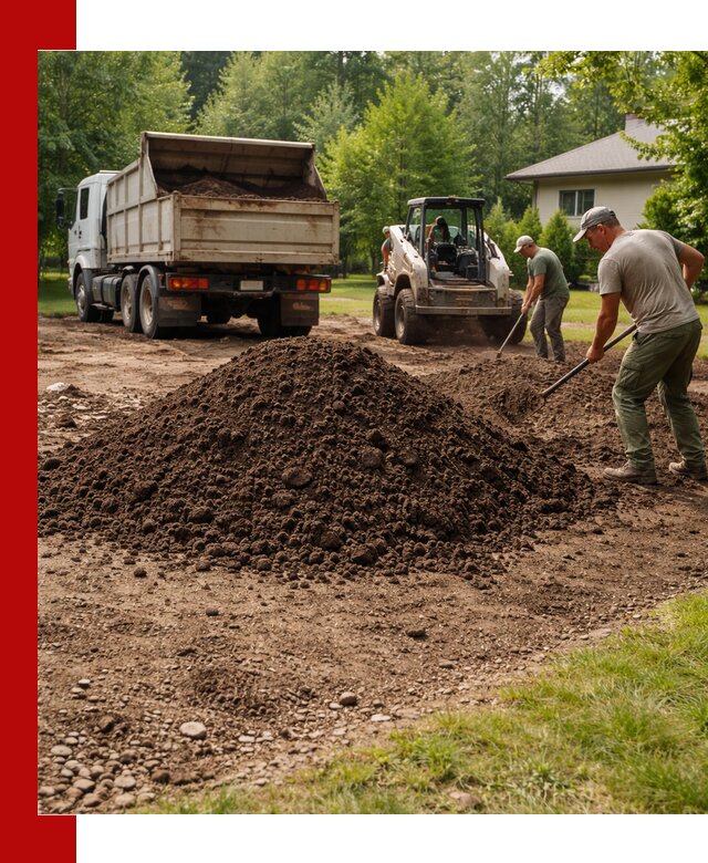 Доставка и укладка грунта для газона в Брянске