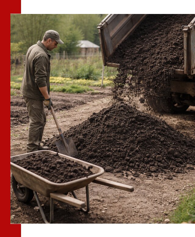 Доставка качественной земли для огорода в Брянске