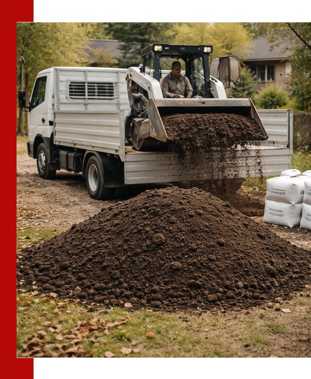 Доставка садовой земли в больших объёмах в Брянске