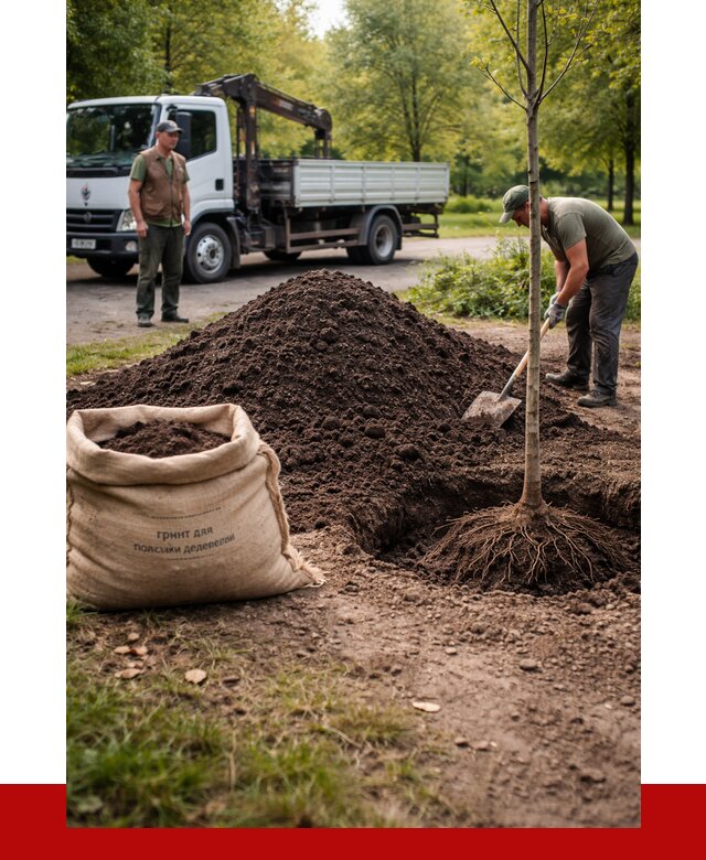 Грунт для посадки деревьев в Брянске от 1290 р. | ПРОНЕРУДБнк