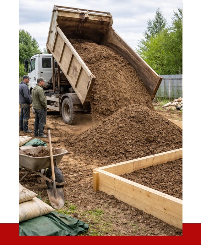 Торфо песчаная смесь в Брянске с доставкой от 1989 р. | ПРОНЕРУДБнк