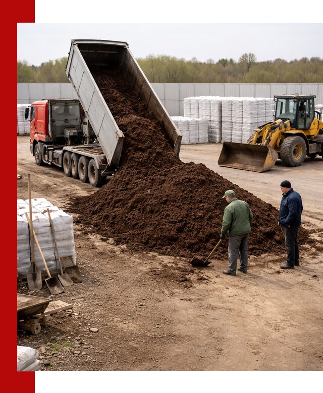 Доставка торфяных смесей оптом и в розницу в Брянске
