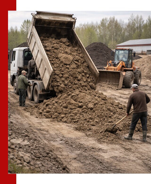 Доставка глин и суглинков в Брянске оптом и вкрай