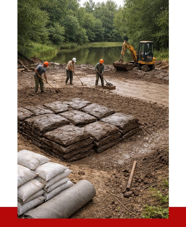 Купить глину для пруда в Брянске от 4838 р. с доставкой | ПРОНЕРУДБнк