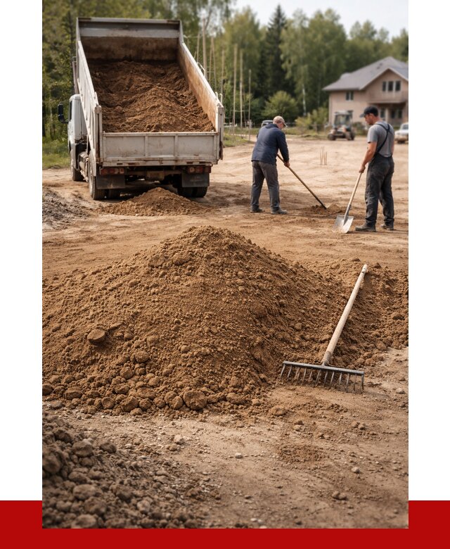 Суглинок для планировки в Брянске с доставкой от 4515 р. | ПРОНЕРУДБнк
