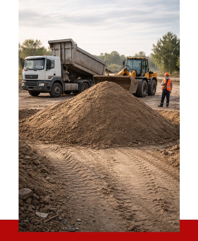 Купить песчаный грунт с доставкой в Брянске от 4515 р. | ПРОНЕРУДБнк