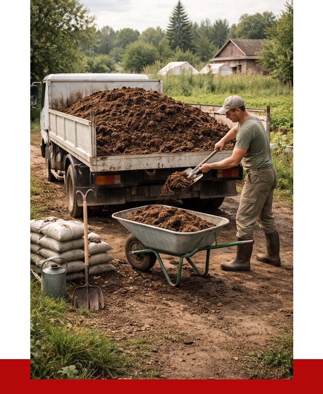 Купить коровий навоз с доставкой в Брянске от 1935 р. | ПРОНЕРУДБнк