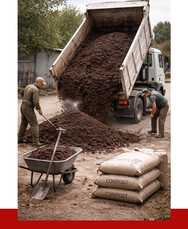 Купить компост в Брянске от 4515 р. за куб с доставкой | ПРОНЕРУДБнк