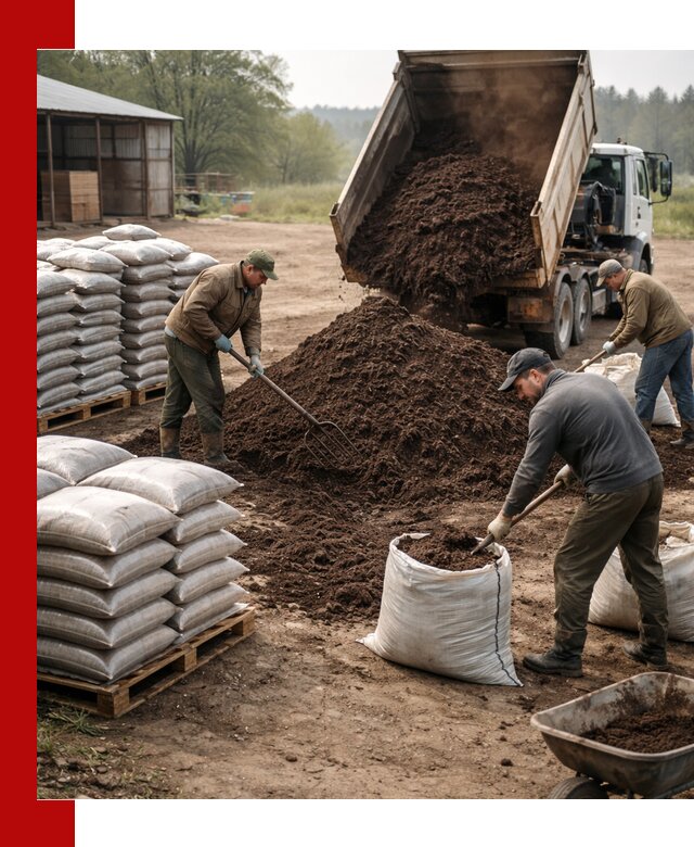 Доставка компоста оптом и в розницу в Брянске
