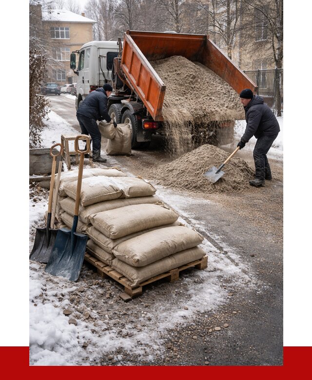 Противогололедные материалы оптом в Брянске от 4515 р. | ПРОНЕРУДБнк