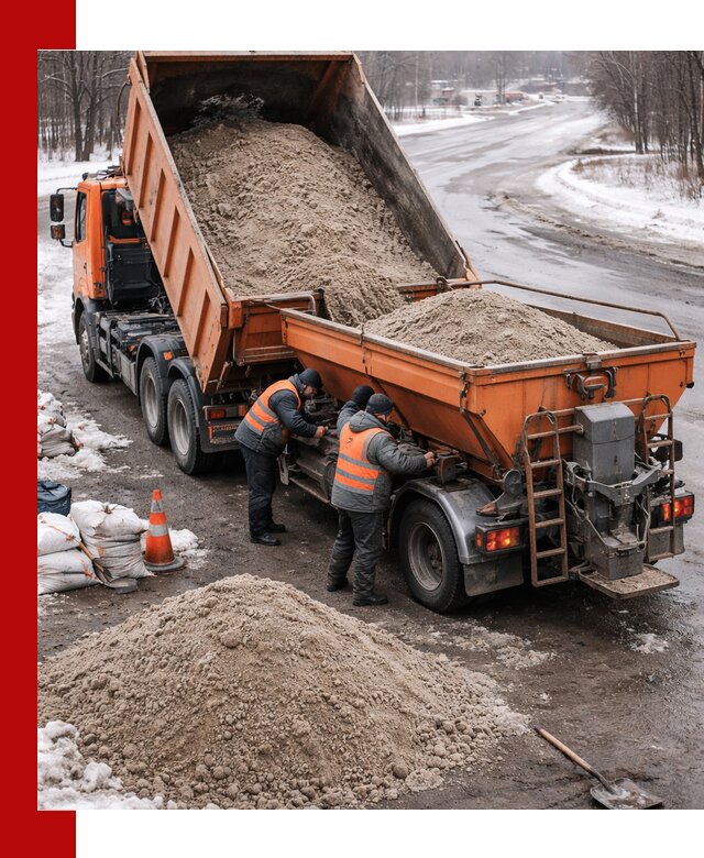 Поставка и вывоз пескосоля в Брянске оптом и в розницу