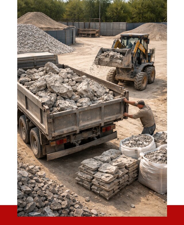 Купить бой бетона с доставкой в Брянске от 5160 р. | ПРОНЕРУДБнк