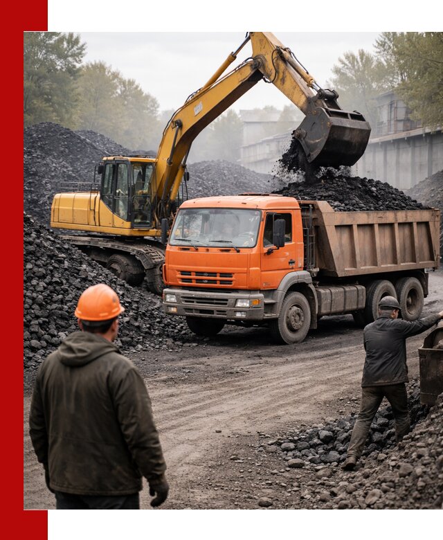 Доставка угля автотранспортом в Брянске быстро и выгодно