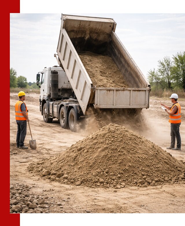 Доставка самосвалом 15 кубов в Брянске за город и по городу