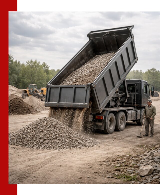 Доставка самосвалом 30 м3 по выгодным ценам в Брянске