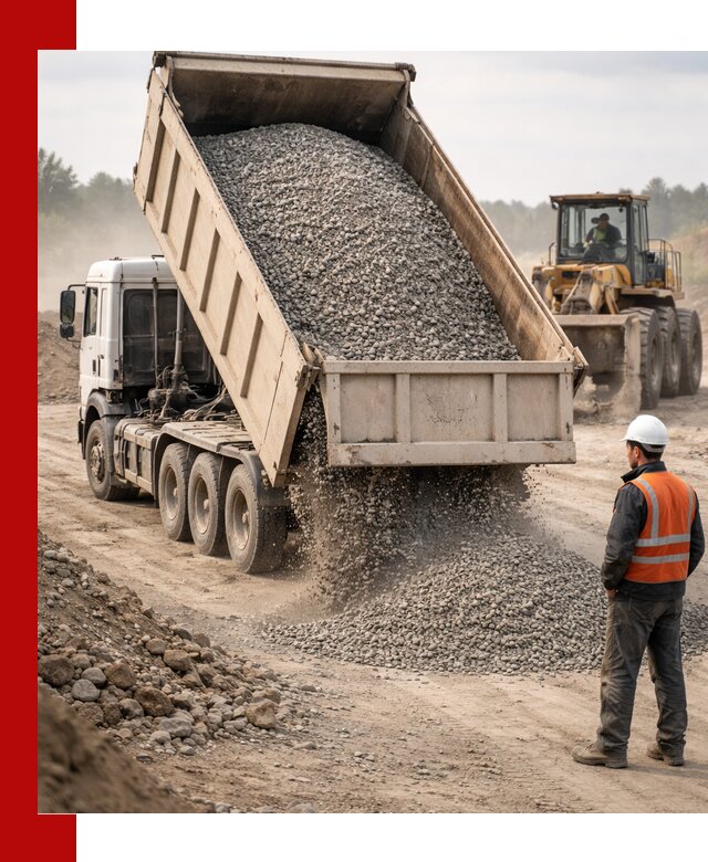 Доставка самосвалом 40 кубов цемента и сыпучих в Брянске