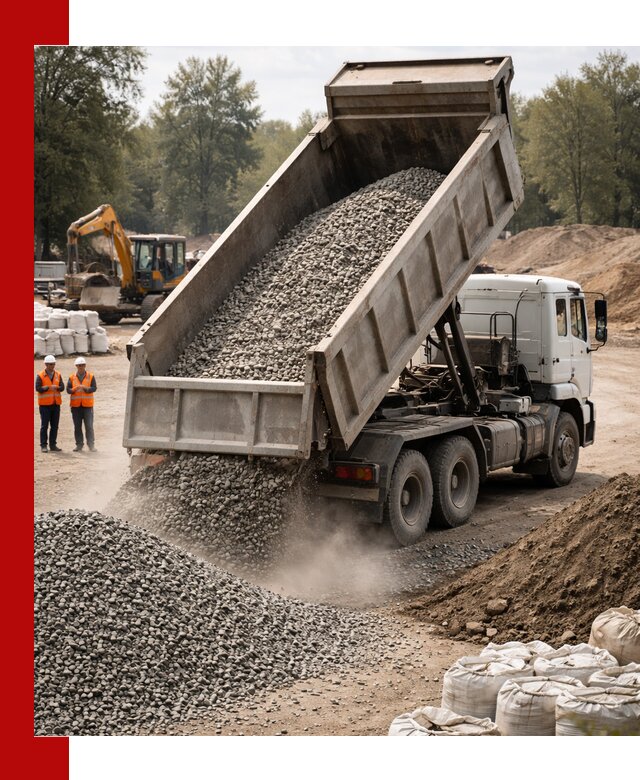 Аренда самосвала в Брянске для доставки сыпучих и нерудных материалов