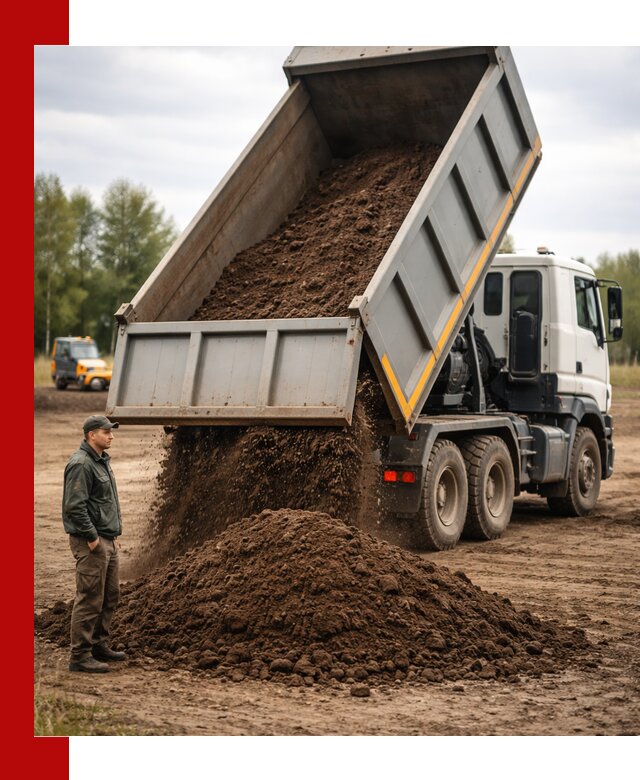 Аренда самосвала с водителем в Брянске для сыпучих грузов и навоза