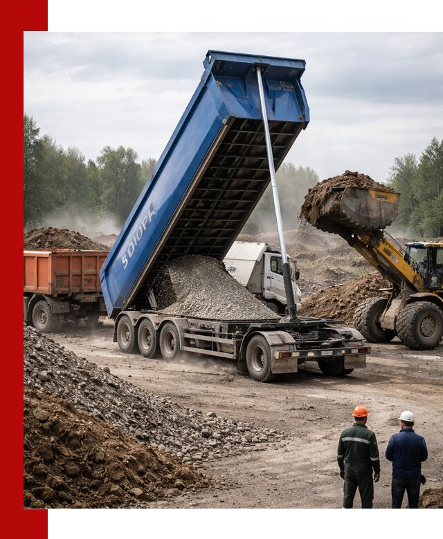 Аренда тонар 40 тонн в Брянске с доставкой материалов