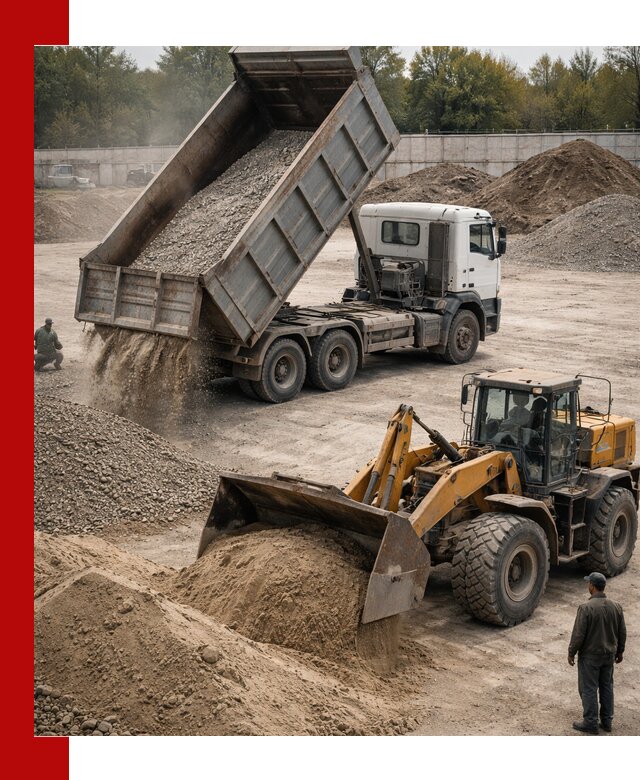 Перевозка сыпучих грузов самосвалами и бортовыми в Брянске