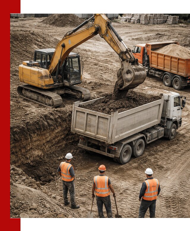 Разработка грунта для строительства и благоустройства в Брянске