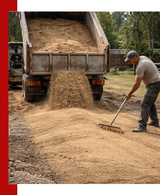 Отсыпка участка песком в Брянске быстро и качественно