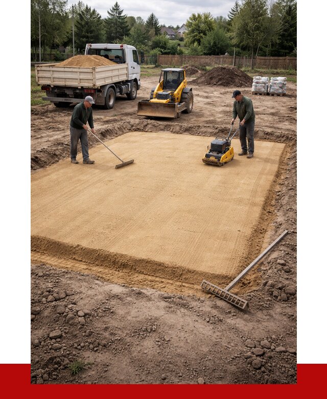 Устройство песчаной подушки в Брянске от 4838 р. ПРОНЕРУДБнк