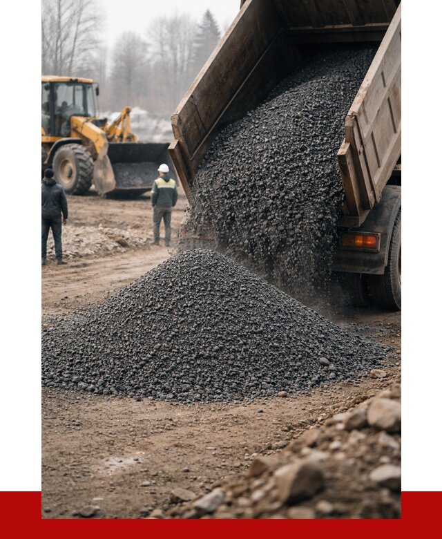 Асфальтовая крошка в Брянске с доставкой от 1935 р. | ПРОНЕРУДБнк